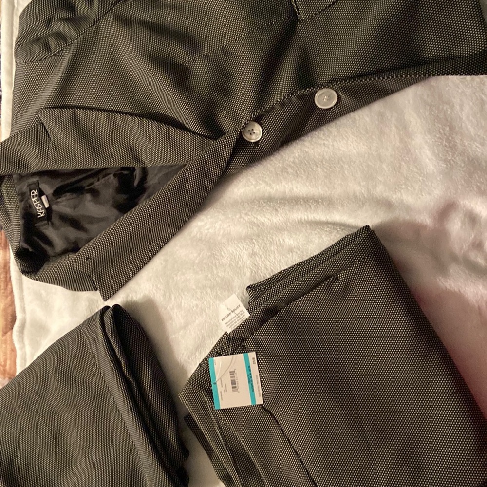 Kasper blazer and pants suit.